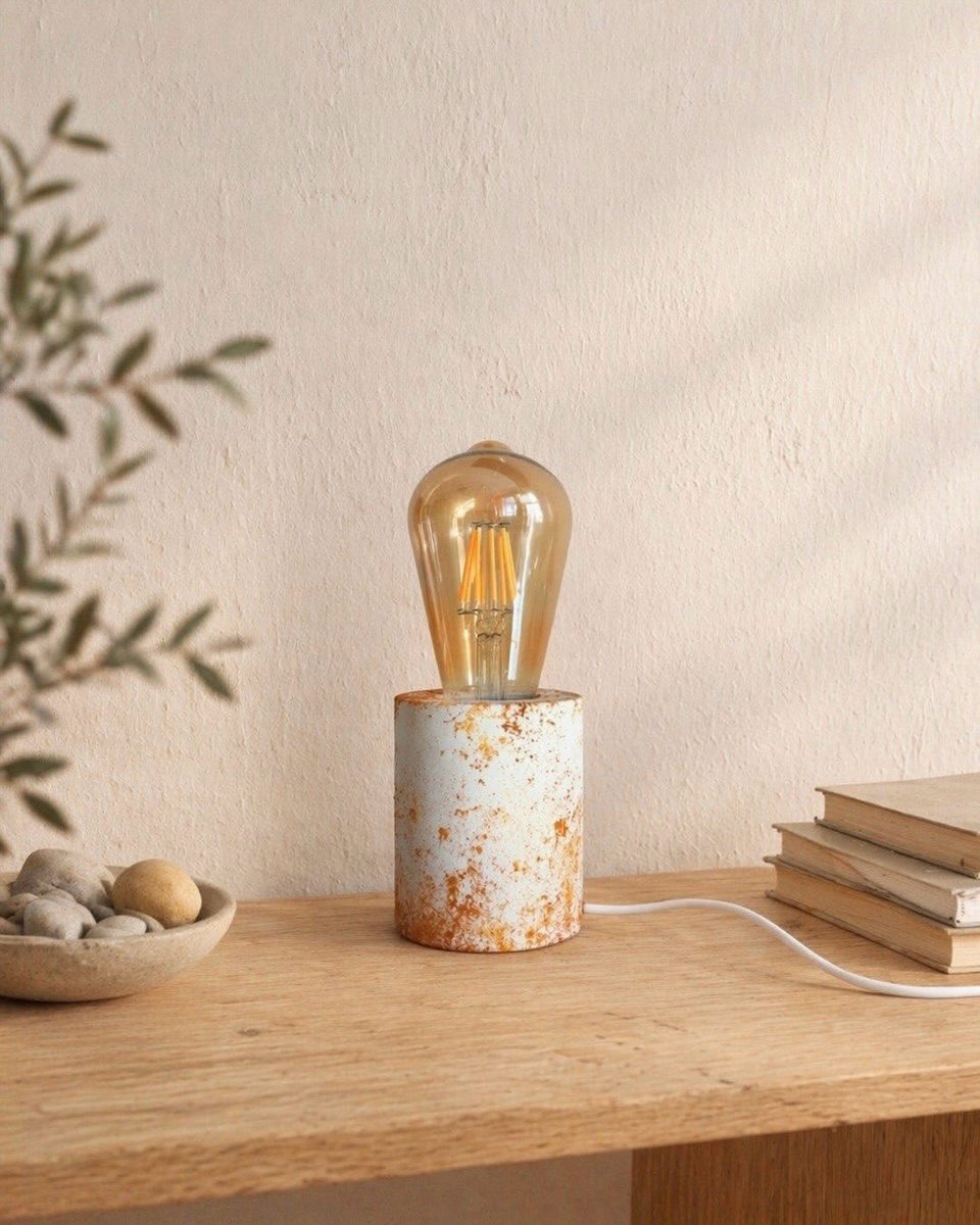 Cement Table Lamp — view 2