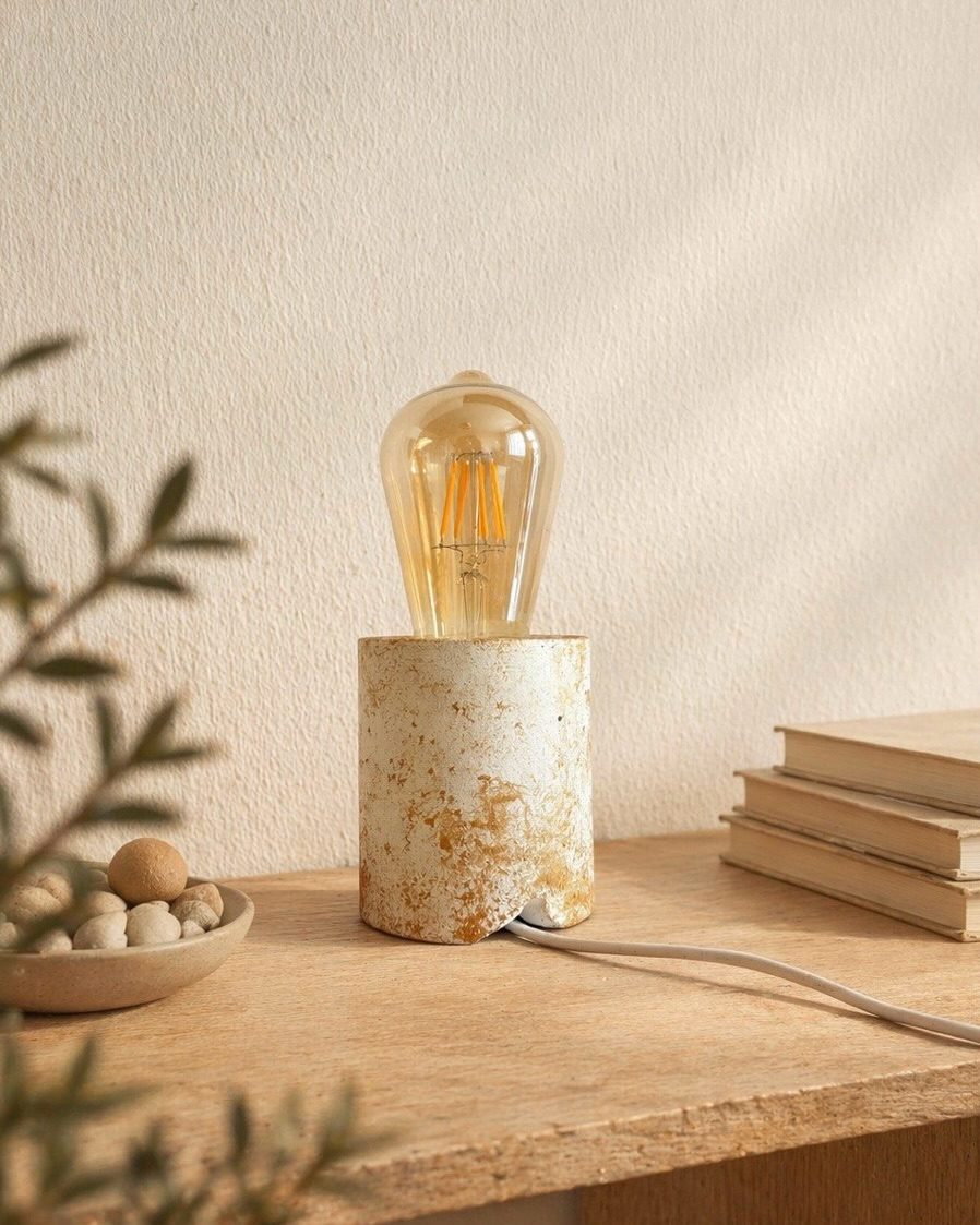Cement Table Lamp — view 3