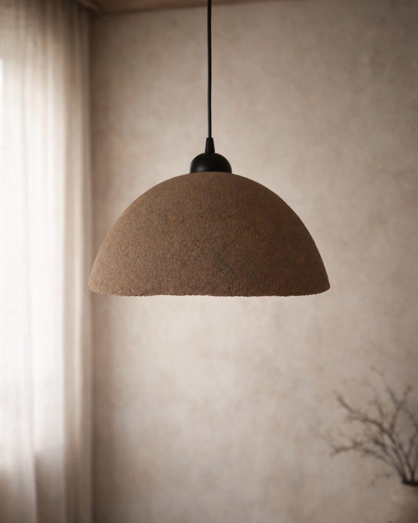 Papier-mâché Pendant Shade — view 2