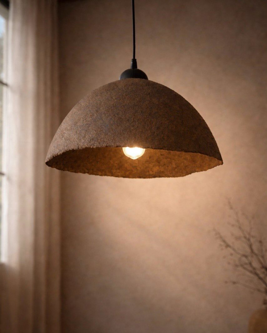 Papier-mâché Pendant Shade — view 3