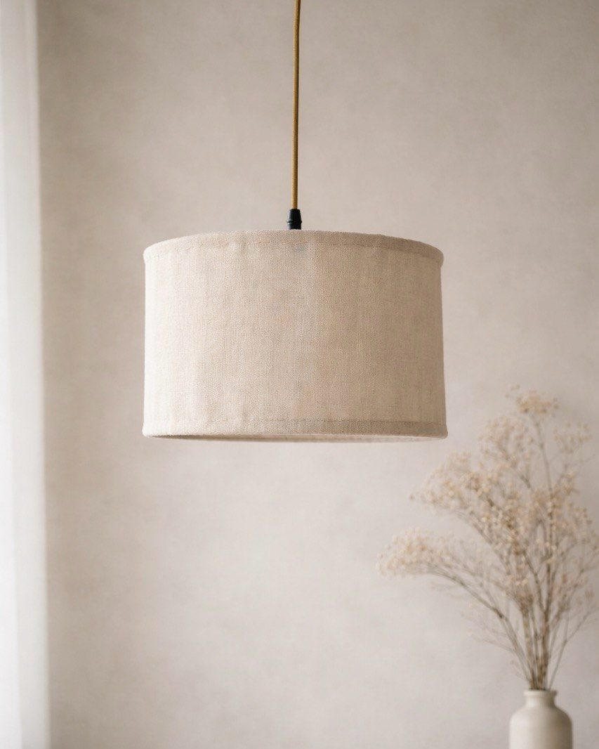 Linen Pendant Lamp — view 2