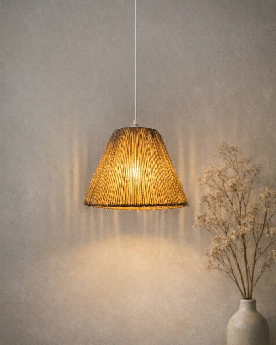 Linen Pendant Lamp — view 3