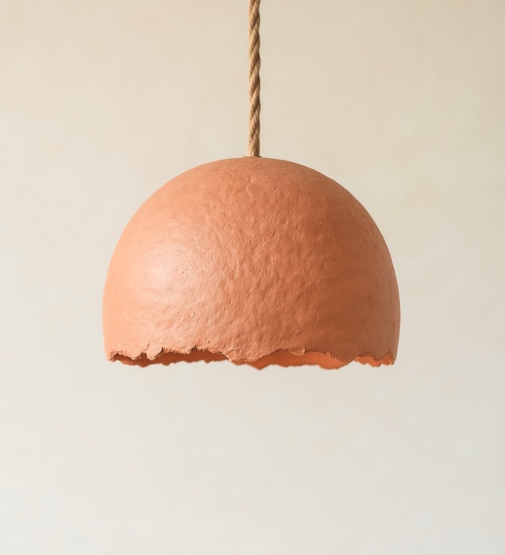 Scalloped Dome Pendant — view 2