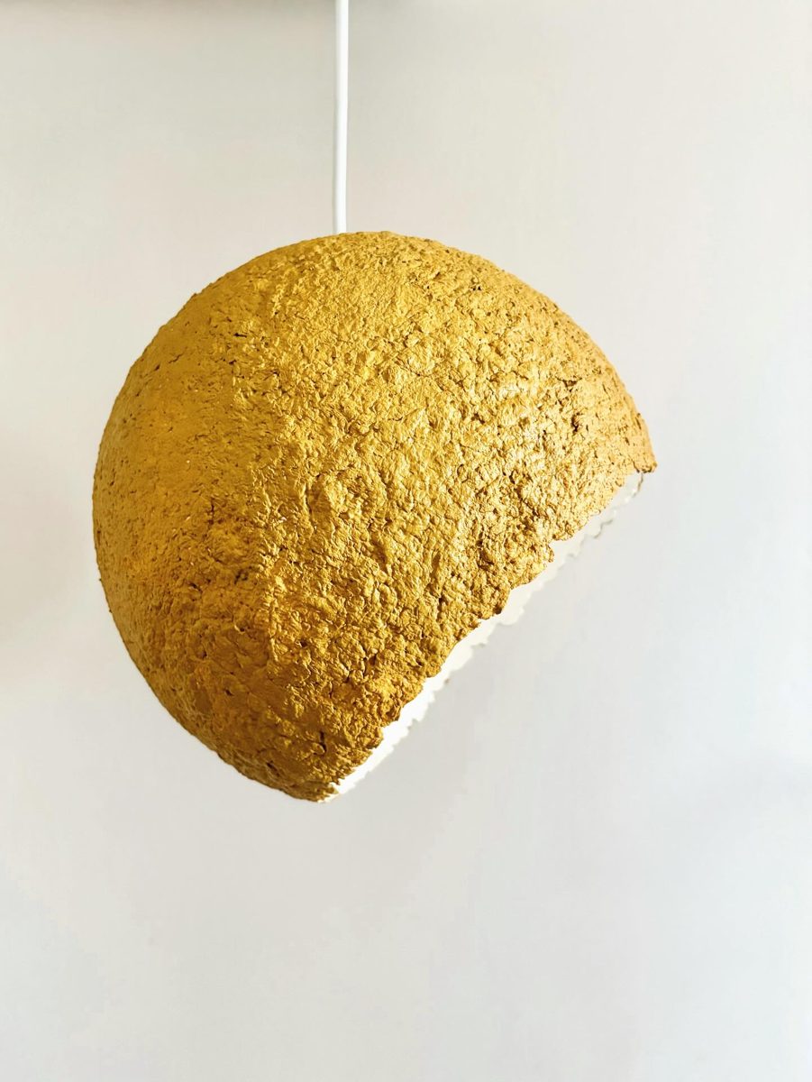 Ochre Textured Pendant — view 3