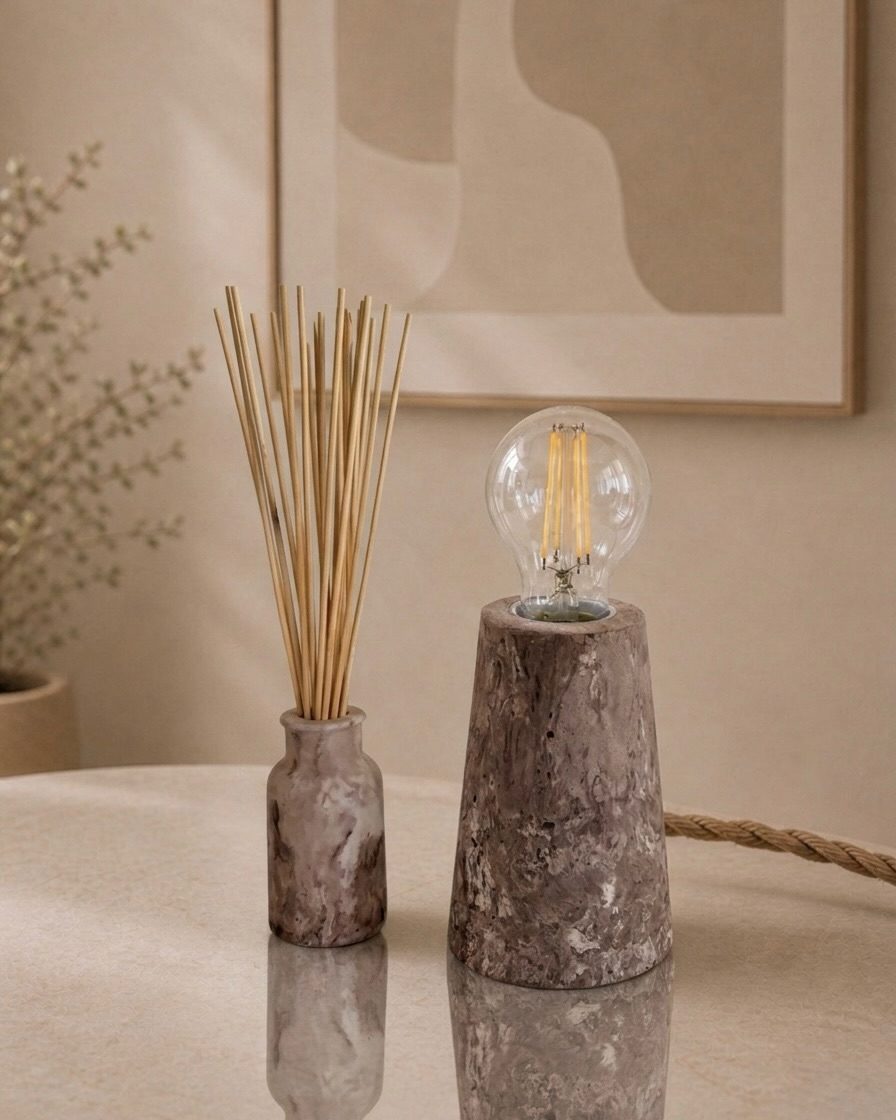 Concrete Lamp & Diffuser — view 2