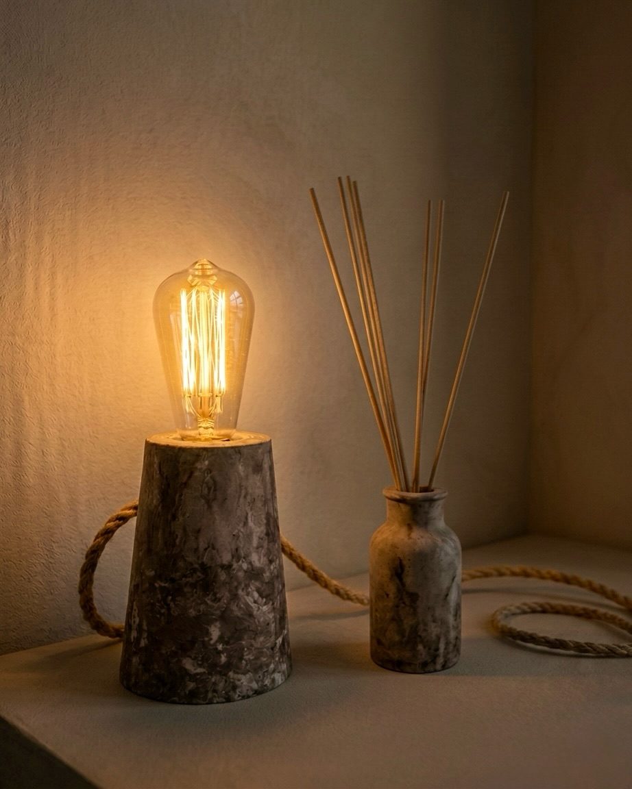 Concrete Lamp & Diffuser — view 3