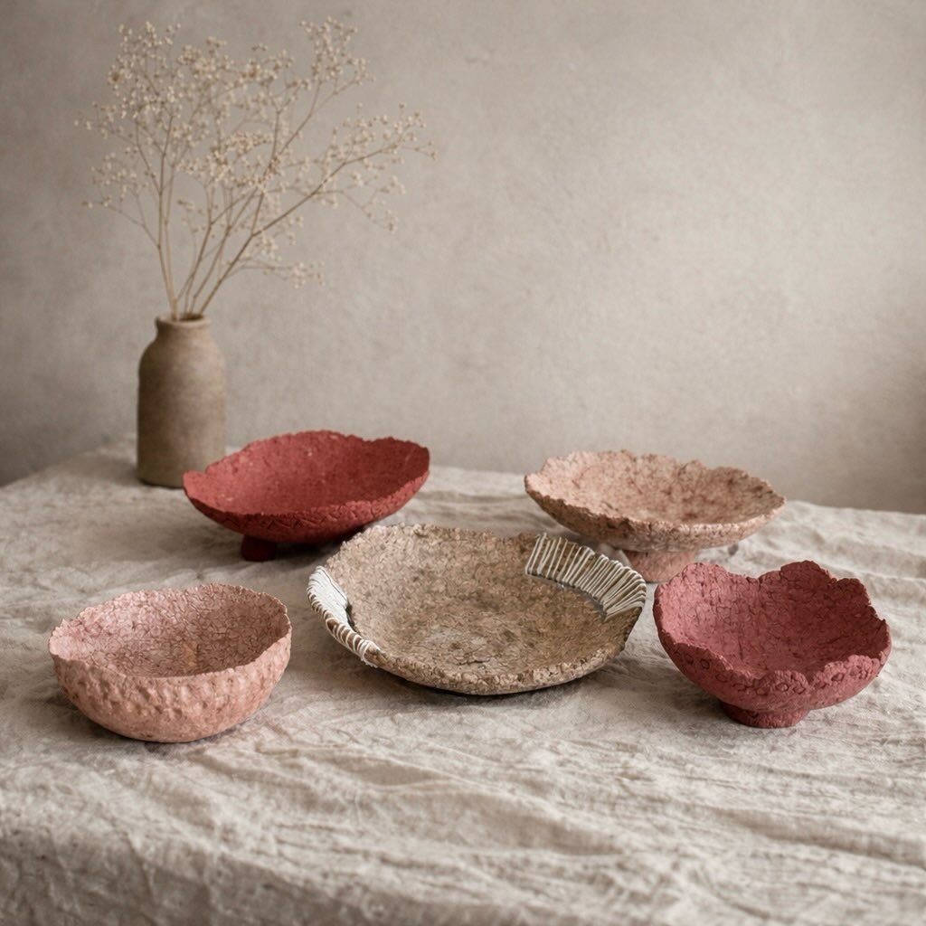Papier-mâché Bowls